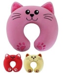 애니나라 스마일캣 휴대용 목쿠션 (옐로우) [32x32cm] - 에누리 가격비교