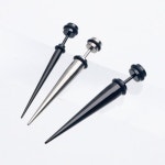 스마트보이 남자 여자 피어싱 귀걸이 귀찌 700여종 1_P0034 블랙 5mm - 에누리 가격비교