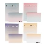 톡톡팬시 동물그라데이션 편지지세트 4종 민트댕댕 퍼플백조 오렌지냥냥 핑크애옹 2세트 : 에누리 가격비교