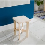 다오름 파란나무레드파인원목의자다용도 화분대화장대의자 - 에누리 가격비교