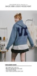 주식회사 블루타이거 | [비건타이거] BACK SIDE LOGO HOOD KNIT _BLUE - 주식회사 패션지오 [비건타이거] BACK SIDE LOGO HOOD KNIT _BLUE