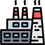 Factory - Free buildings icons Factory free vector icons designed by Freepik