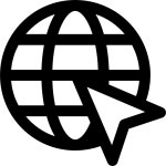 Arrow On World Grid - Free Maps and Flags icons Arrow On World Grid free vector icons designed by Freepik