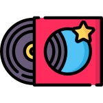 Vinyl - Free music icons Vinyl free vector icons designed by Freepik