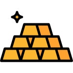 Gold Ingots - Free business icons Gold Ingots free vector icons designed by monkik