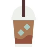 Ice coffee - Free food and restaurant icons Ice coffee free vector icons designed by pongsakornRed