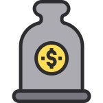 Money bag - Free business icons Money bag free vector icons designed by itim2101