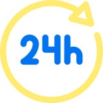 24 hours - Free technology icons 24 hours free vector icons designed by Freepik