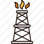Drilling rig - Free industry icons Drilling rig free vector icons designed by cubydesign