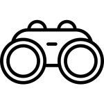 Binocular - Free miscellaneous icons Binocular free vector icons designed by Kiranshastry