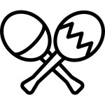 Maracas - Free music icons Maracas free vector icons designed by Smashicons