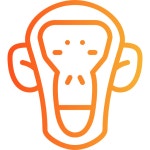 Monkey - Free animals icons Monkey free vector icons designed by smalllikeart