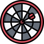 Dart - Free entertainment icons Dart free vector icons designed by Nikita Golubev