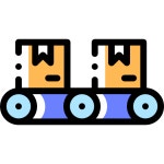 Conveyor - Free technology icons Conveyor free vector icons designed by Freepik