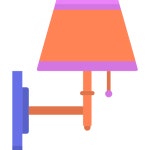 Wall lamp - Free technology icons Wall lamp free vector icons designed by Flat Icons