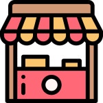 Store - Free food icons Store free vector icons designed by Freepik