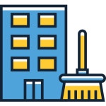 Cleaning service - Free architecture and city icons Cleaning service free vector icons designed by Flat Icons