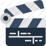 Clapperboard - Free cinema icons Clapperboard free vector icons designed by Freepik
