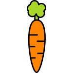 Carrot - Free food icons Carrot free vector icons designed by Freepik