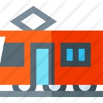 Tram - Free transport icons Tram free vector icons designed by Freepik
