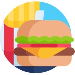 Burger - Free food icons Burger free vector icons designed by Freepik