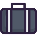 Suitcase - Free travel icons Suitcase free vector icons designed by Wissawa Khamsriwath