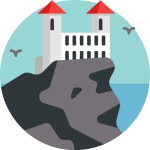 Castle - Free monuments icons Castle free vector icons designed by Freepik