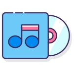 Compact disc - Free music icons Compact disc free vector icons designed by Flat Icons