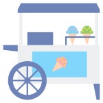 Food stall - Free food icons Food stall free vector icons designed by Flat Icons