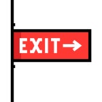 Exit - Free signs icons Exit free vector icons designed by Freepik