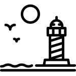 Lighthouse - Free buildings icons Lighthouse free vector icons designed by Freepik