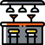 Bar - Free furniture and household icons Bar free vector icons designed by Freepik