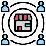 Market - Free commerce and shopping icons Market free vector icons designed by noomtah