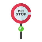 Pit stop - Free signs icons Pit stop free vector icons designed by Good Ware