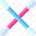 Cotton swab - Free fashion icons Cotton swab free vector icons designed by Freepik