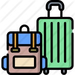 Travel luggage - Free travel icons Travel Luggage free vector icons designed by Freepik