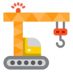 Crane - Free real estate icons Crane free vector icons designed by srip