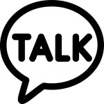 Kakao talk - Free social media icons Kakao talk free vector icons designed by Pixel perfect