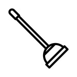 Plunger - Free construction and tools icons Plunger free vector icons designed by Good Ware