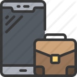 Mobile device - Free business icons Mobile device free vector icons designed by juicy_fish