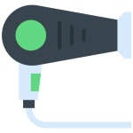 Hairdryer - Free electronics icons Hairdryer free vector icons designed by Good Ware