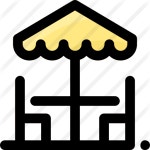 Patio - Free holidays icons Patio free vector icons designed by Vitaly Gorbachev