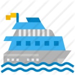 Yatch - Free travel icons Yatch free vector icons designed by Chattapat