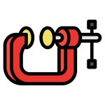 Clamp - Free construction and tools icons Clamp free vector icons designed by ultimatearm