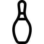 Bowling pins - Free entertainment icons Bowling pins free vector icons designed by Freepik