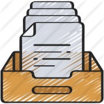 Inbox - Free files and folders icons Inbox free vector icons designed by juicy_fish