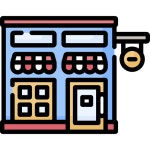 Shopping store - Free commerce icons Shopping store free vector icons designed by Freepik