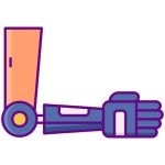 Prosthetic - Free technology icons Prosthetic free vector icons designed by Flat Icons
