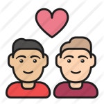 Couple - Free valentines day icons Couple free vector icons designed by Jesus Chavarria