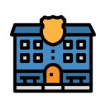 Police station - Free security icons Police station free vector icons designed by photo3idea_studio